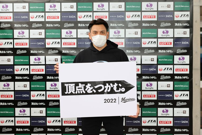 就任5年目を迎えるロッテ井口監督　©︎Chiba Lotte Marines