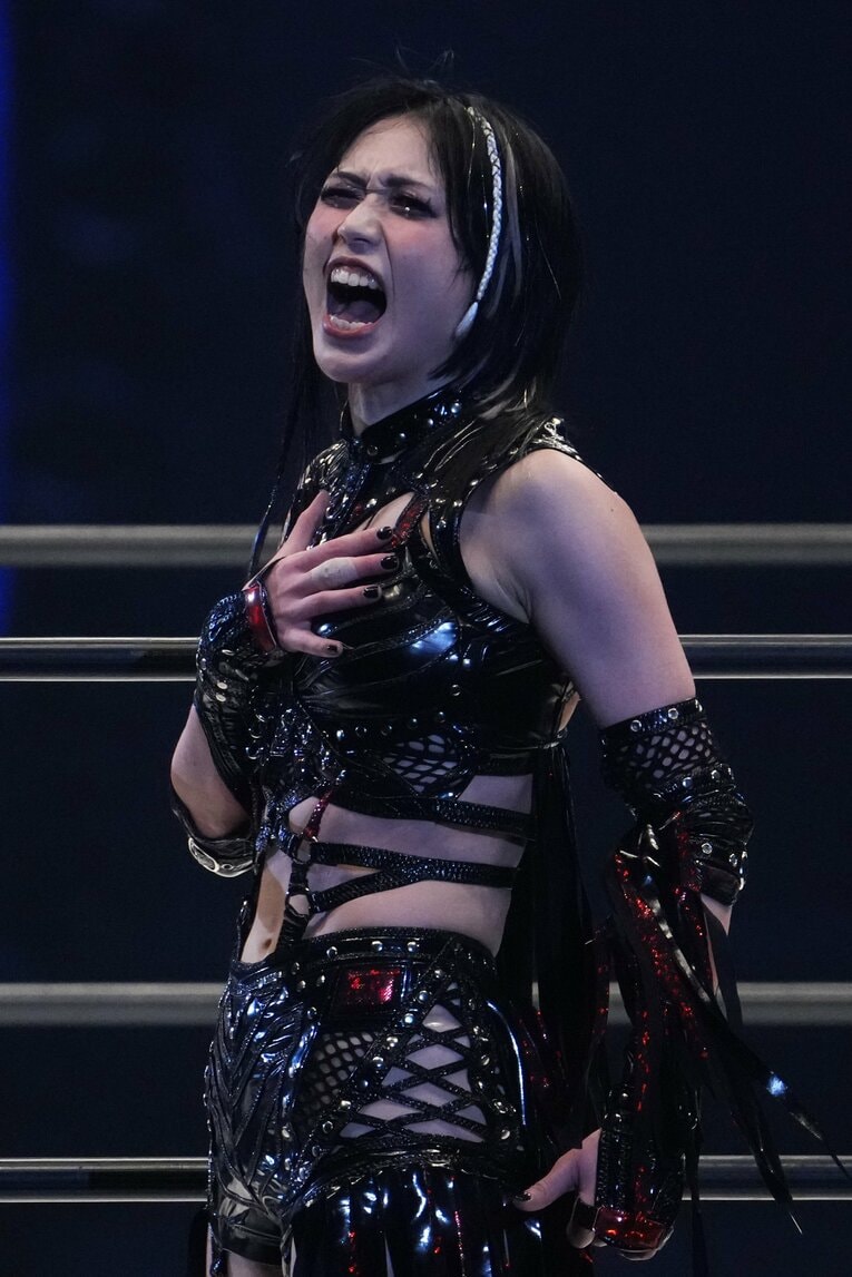 叫ぶ上谷沙弥　©Masashi Hara