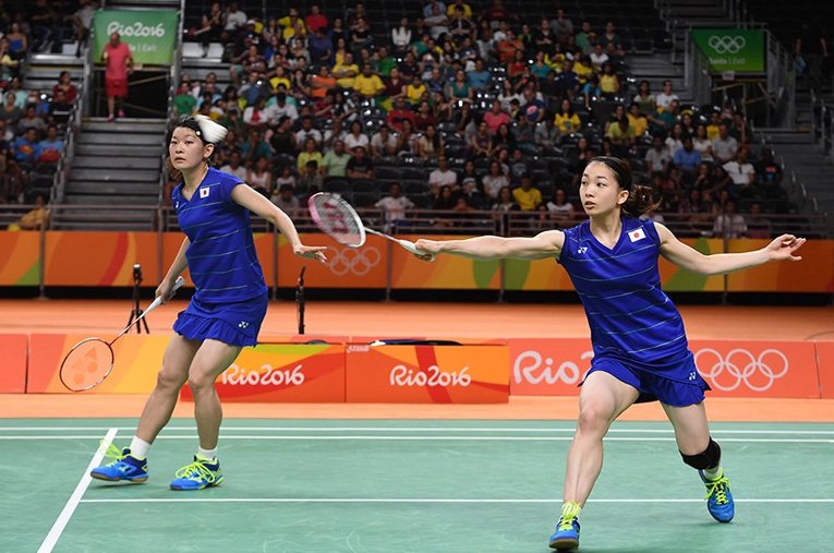リオ五輪の高橋礼華＆松友美佐紀 ／ photograph by Asami Enomoto／JMPA