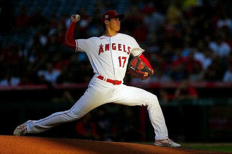 4勝目を挙げた大谷　©Getty Images