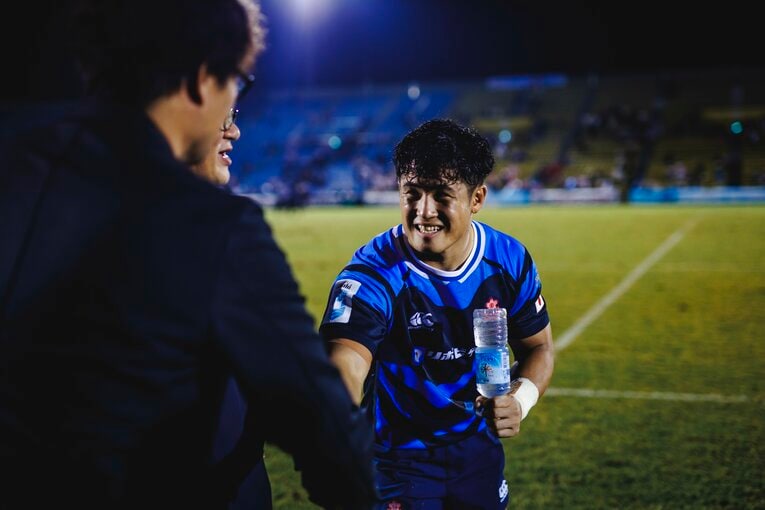 難敵フィジーを相手に劇的な逆転勝利を収めたフィジー戦　©Kiichi Matsumoto