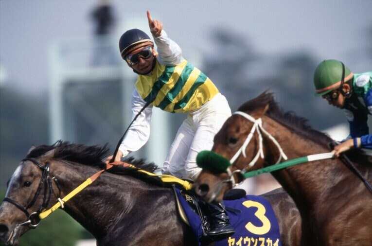 1998年皐月賞を制したセイウンスカイ　©Tomohiko Hayashi