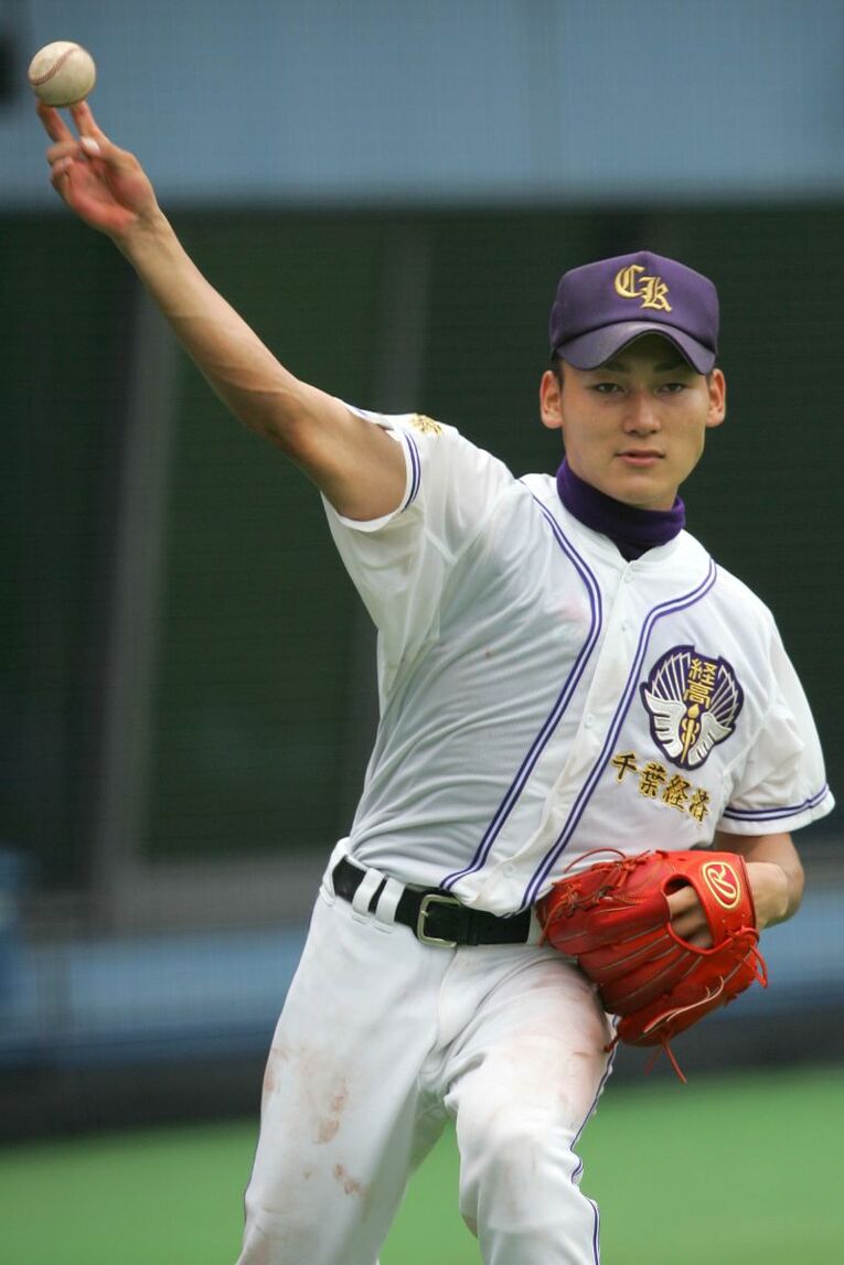 千葉経済大学附属高校時代（2007年） ／ photograph by AFLO