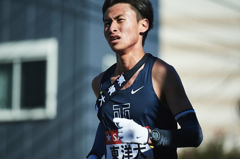 東洋大・前田義弘 ／ photograph by Yuki Suenaga