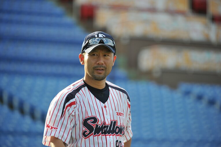 ヤクルトヘッドコーチ時代の三木　©︎Hideki Sugiyama