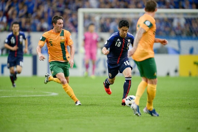 2013年の日本vsオーストラリア　©Sports Graphic Number