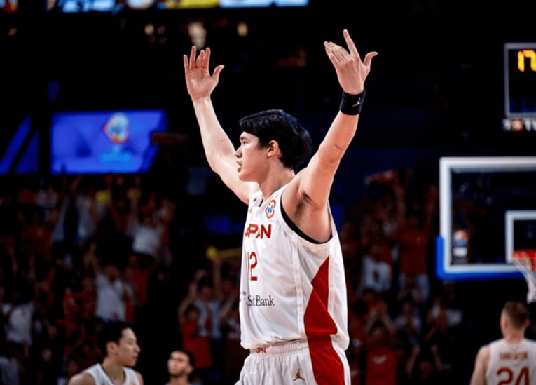 W杯ベネズエラ戦の渡邊雄太　©FIBA
