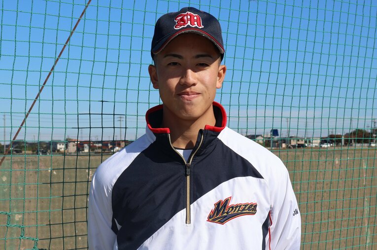 ドラフト指名123人“最後の指名選手”となったソフトバンク育成13位の門前高校・塩士暖投手。そのリアルな胸の内は…？ ／ photograph by Fumi Sawai