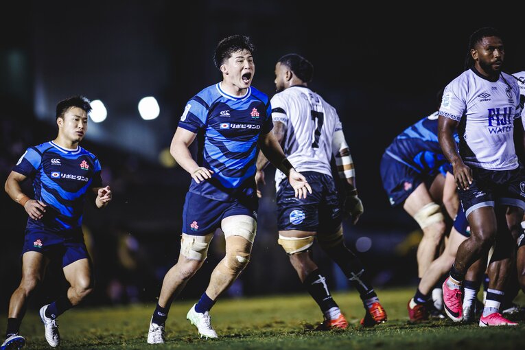 難敵フィジーを相手に劇的な逆転勝利を収めたフィジー戦　©Kiichi Matsumoto