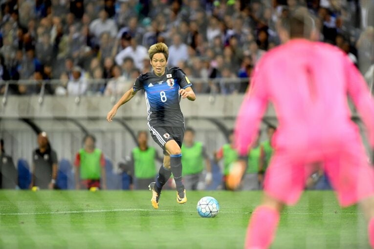 2017年の日本vsオーストラリア　©Sports Graphic Number