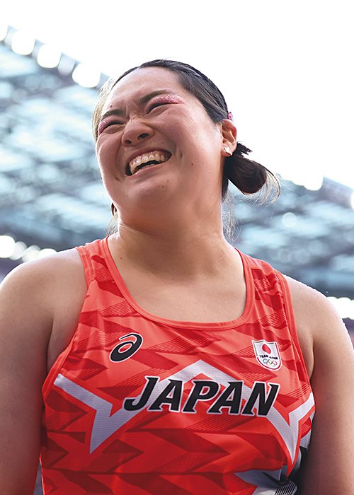 や日本女子として陸上フィールド競技初の金メダルに輝いた北口