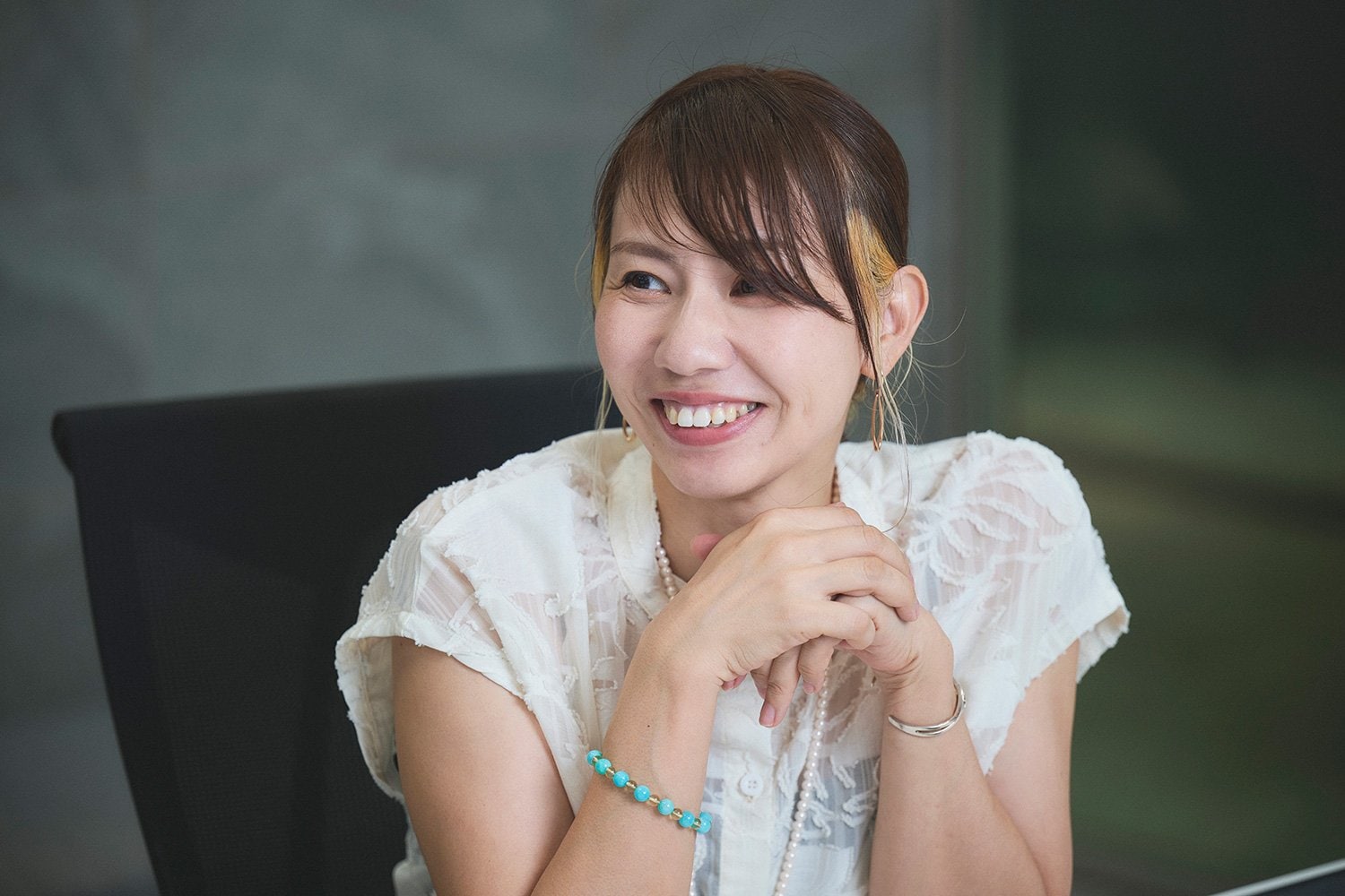 LIXILブランドマーケティング室でアントラーズを担当する庭野洋美　©Yuki Suenaga