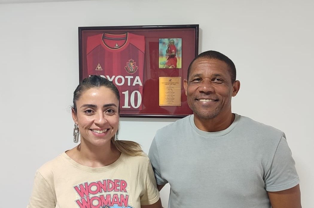 妻タイーゼさんと　©Hiroaki Sawada