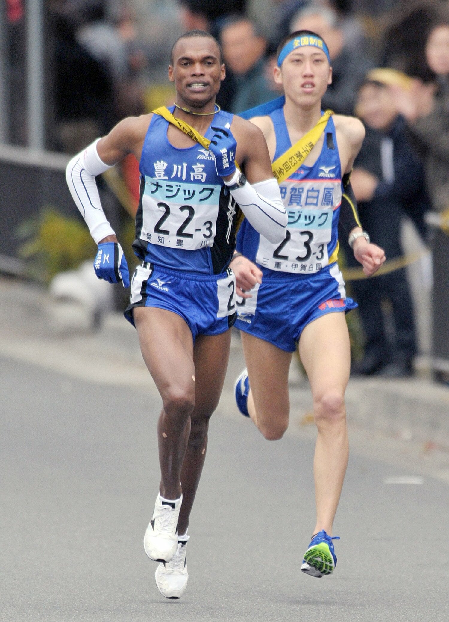 3区で留学生のズクがトップに立つと、その後は危なげない展開で圧勝となった　©︎JIJI PRESS