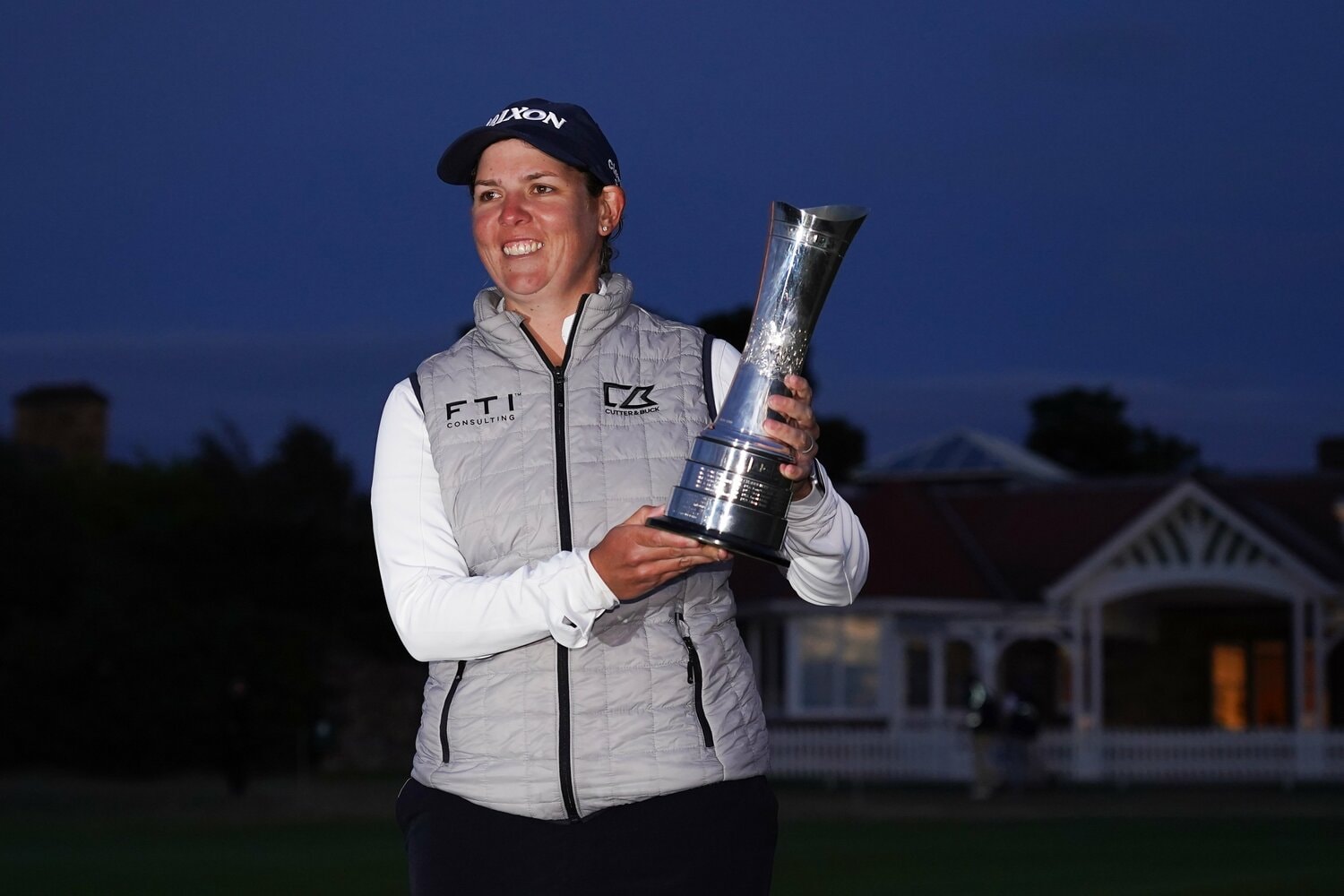 全英女子オープンを制したアシュリー・ブハイ。ツアー初優勝がメジャー制覇という点も渋野と通ずる　©︎Shizuka Minami