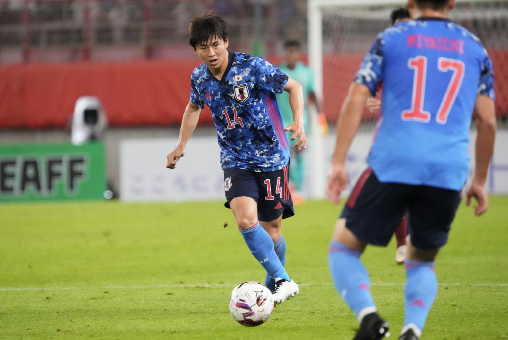 E-1選手権での脇坂　©Getty Images