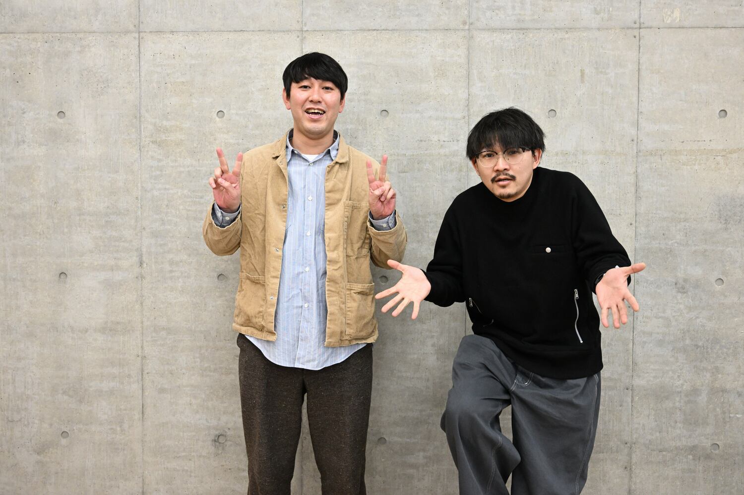 結成7年で3年連続の決勝進出だったオズワルド。畠中悠（34歳、左）と伊藤俊介（32歳）。東京吉本所属