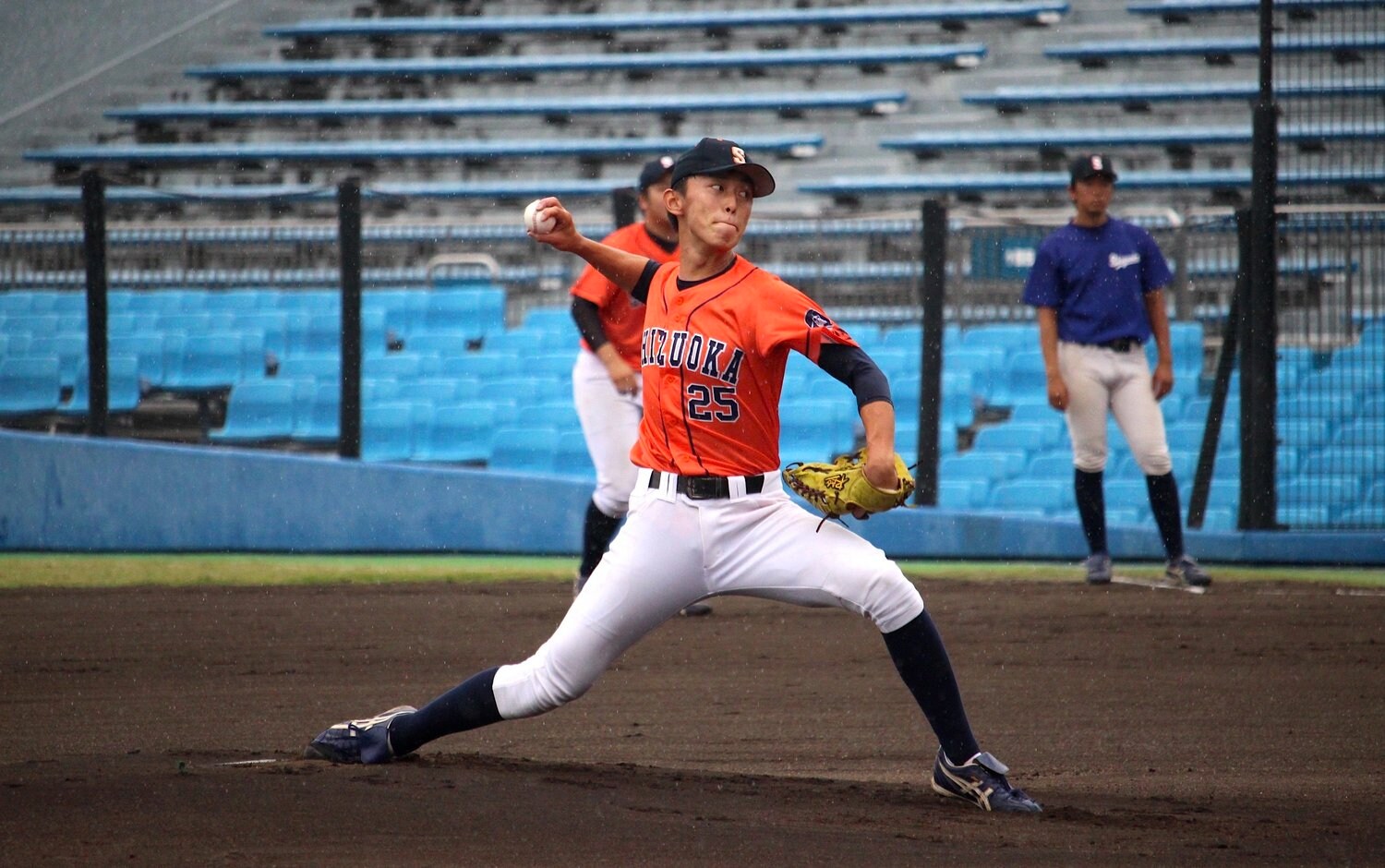 井手駿投手（静岡大・4年）©Yu Takagi