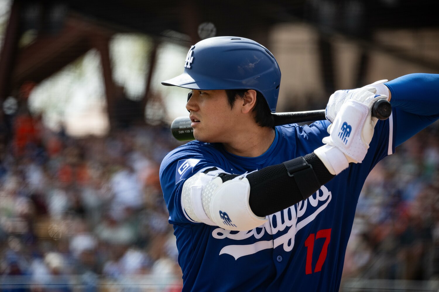 オープン戦での大谷　©Nanae Suzuki