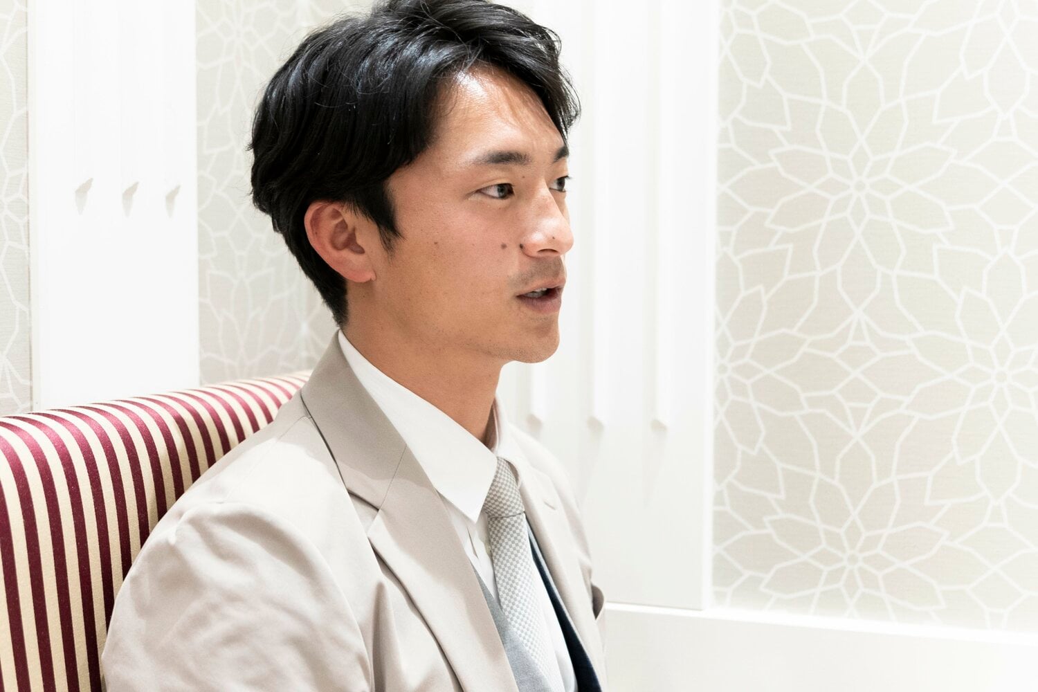 チームのエースQBを務めていた林さん　©Naoki Kitagawa