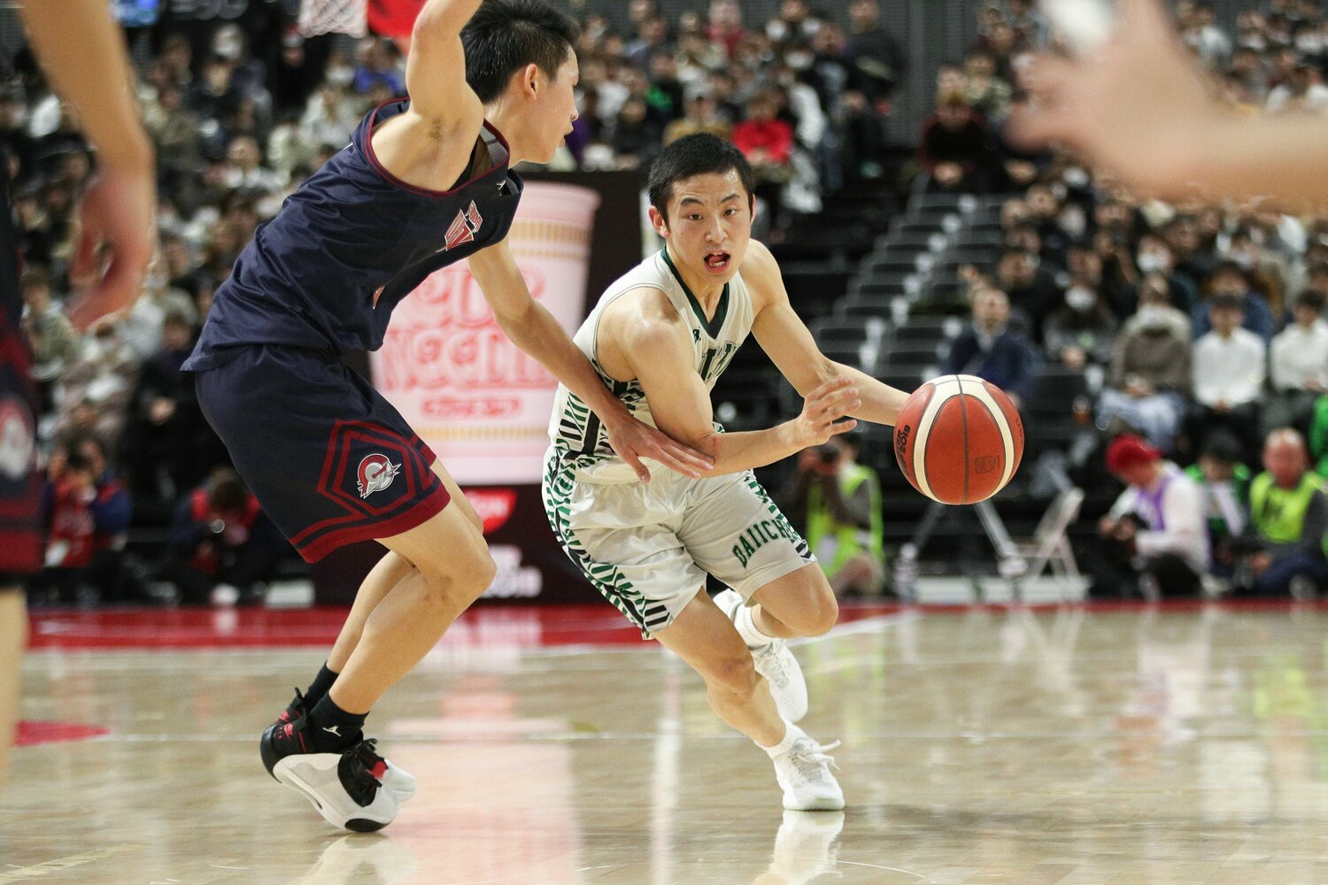 福岡第一高校時代の河村　©JIJI PRESS