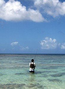 石垣島の北側に位置する米原ビーチ。珊瑚礁と白い砂浜が美しく、シュノーケリングや釣りに人気だ。そうしたマリンレジャーに、Nikon 1 AW1は最適だ。 
