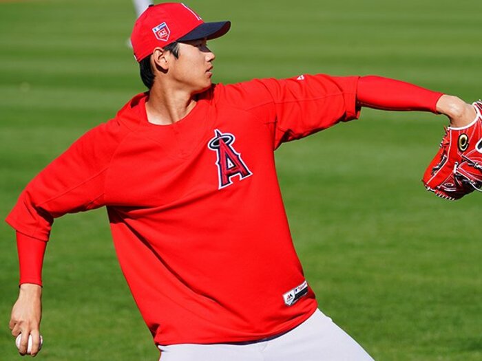 大きな心と、大きな投球フォームで大谷翔平は2つの「壁」を越えていく。<Number Web> photograph by Getty Images
