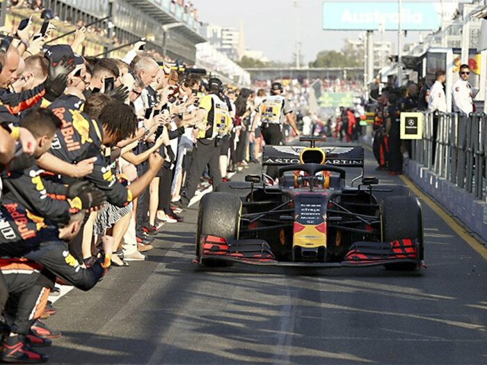 ホンダのF1技術、ついに開花す！今季開幕戦で11年ぶりの表彰台。＜Number Web＞ photograph by Kyodo News