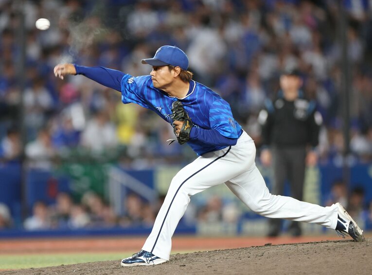 6月12日、古巣ロッテとの交流戦で登板した　©JIJI PRESS