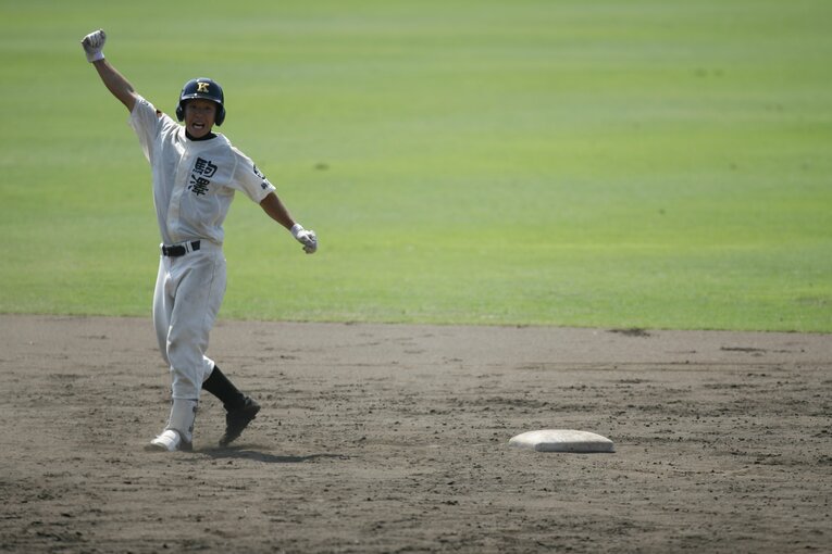 2006年夏の甲子園。青森山田は6点差を逆転され、駒大苫小牧に敗北 ©BUNGEISHUNJU