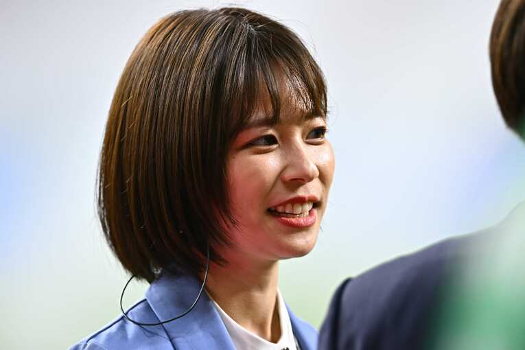 鈴木唯アナウンサー　©Takuya Kaneko/JMPA