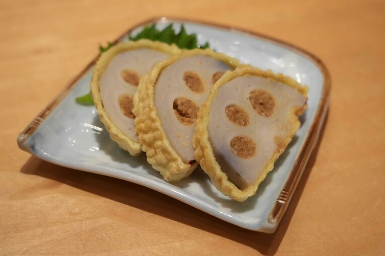 熊本名物の辛子蓮根