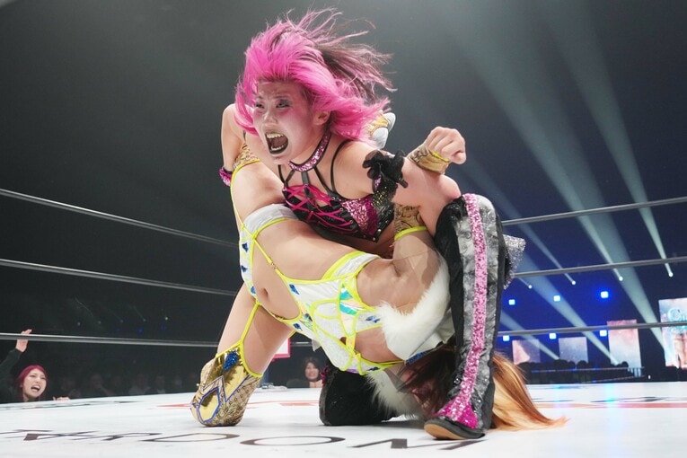 シンデレラトーナメント決勝を姉の羽南と戦う吏南。3月15日、横浜武道館　©Essei Hara