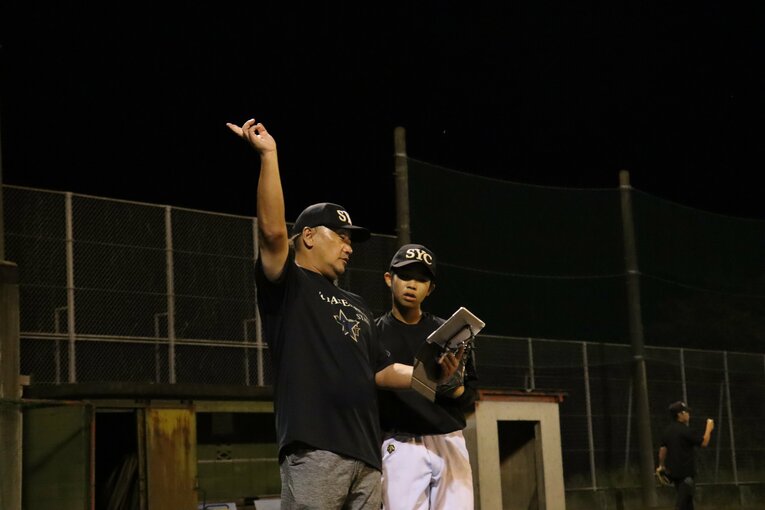 ナイター練習、土日は専用球場も…【写真多数】群馬県渋川市の小中学生向け野球クラブ「S.Y.C」の練習風景　©Takahiro Nagao