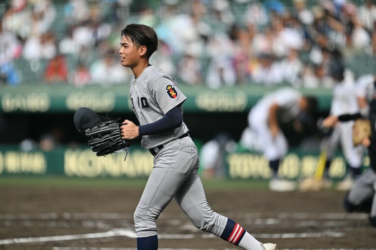 慶応4番打者の加藤右悟（2年）　©Hideki Sugiyama