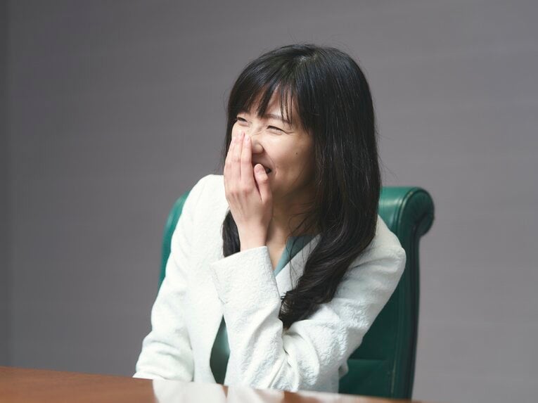 サッカーの話になると、ものすごくうれしそうな表情だった　©Yuki Suenaga