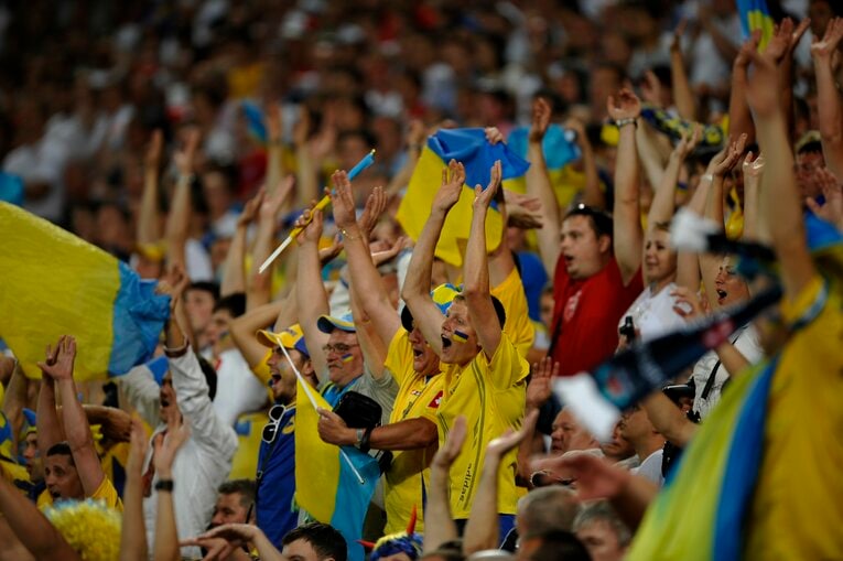 EURO2012でのウクライナ　©Takuya Sugiyama