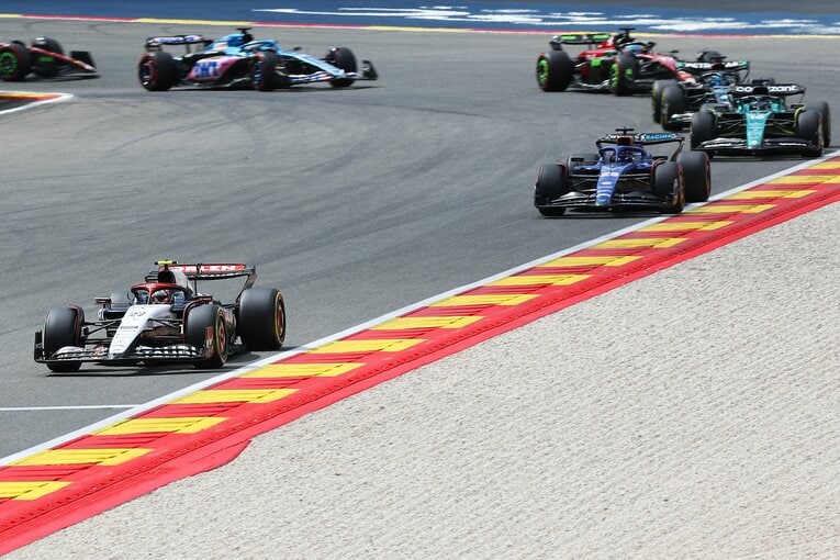 ベルギーGPの角田裕毅　©Getty Images / Red Bull Content Pool