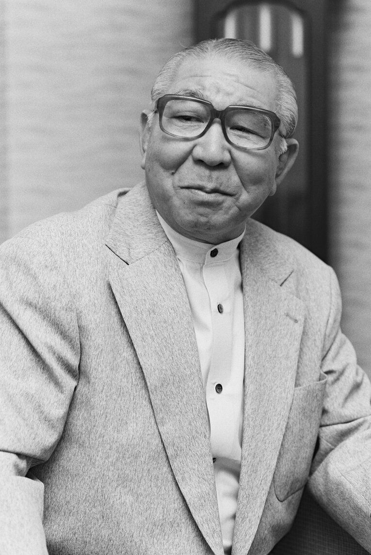 “土俵の鬼”と称された師匠の初代若乃花　©BUNGEISHUNJU　