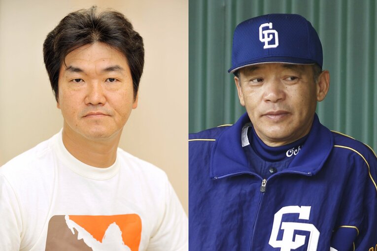 M-1を企画した“視聴率王”島田紳助と、三冠王を3回獲得した落合博満　©BUNGEISHUNJU