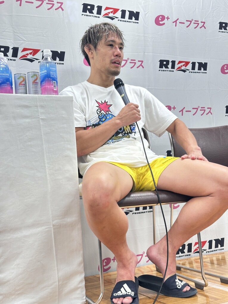 インタビュースペースでは今後の選手たちへの思いも語った　©Norihiro Hashimoto