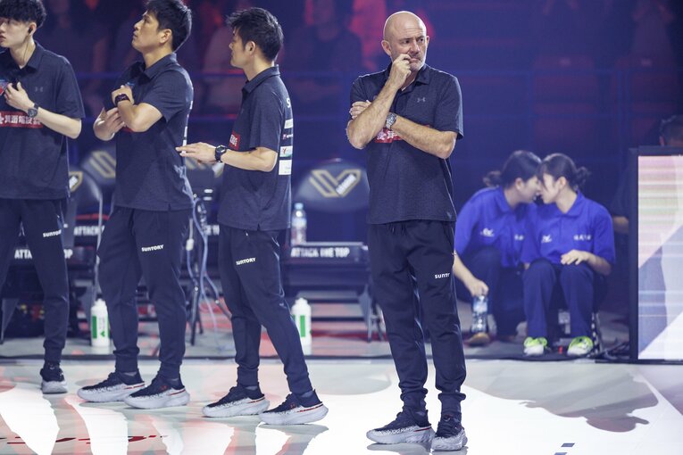 オリビエ・キャット監督（サントリーサンバーズ大阪）　©︎Kiichi Matsumoto