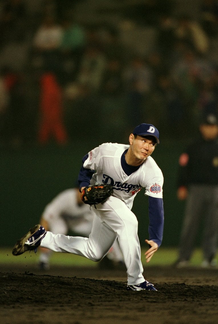 1998年のドラフト、NTT東海から逆指名し2位で中日入りした岩瀬仁紀　©BUNGEISHUNJU