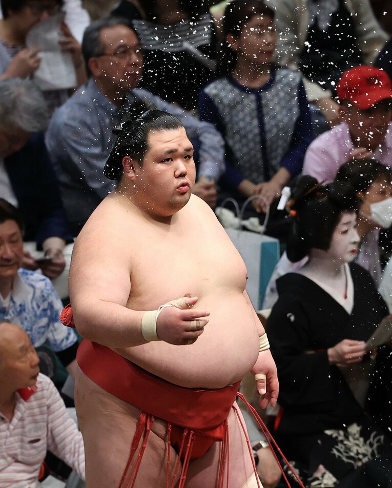 元小結・阿武咲（2024年夏場所）　©︎JIJI PRESS