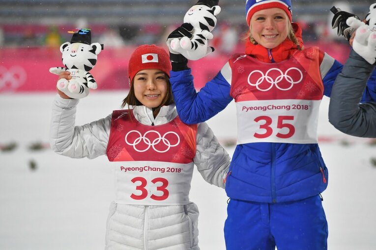 平昌五輪の高梨沙羅　©JMPA