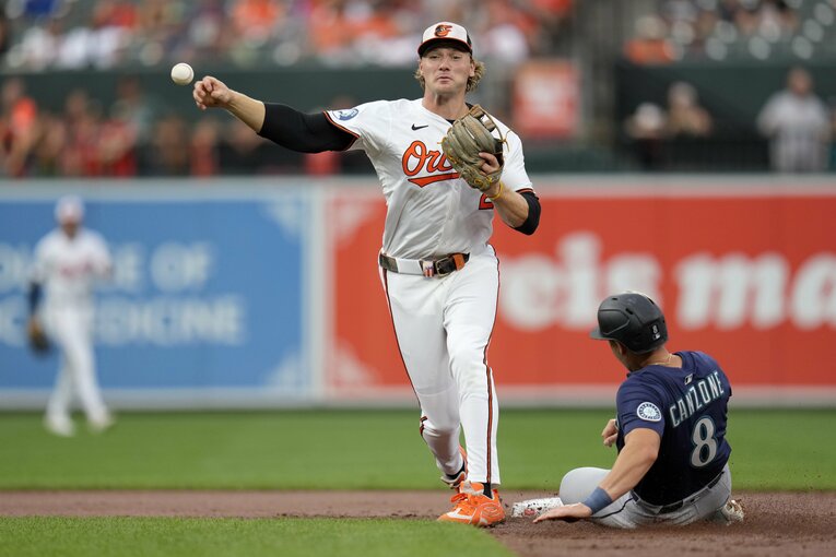 遊撃手のガナー・ヘンダーソン　©Getty Images