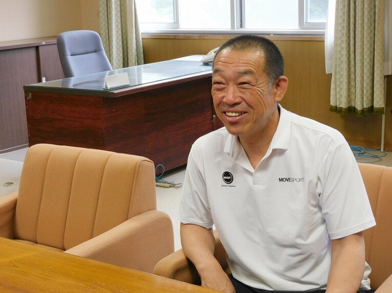 トレードで変転した野球人生を語る、現在の田畑　©Haruka Sato