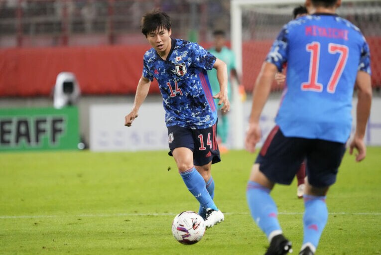 E-1選手権での脇坂　©Getty Images