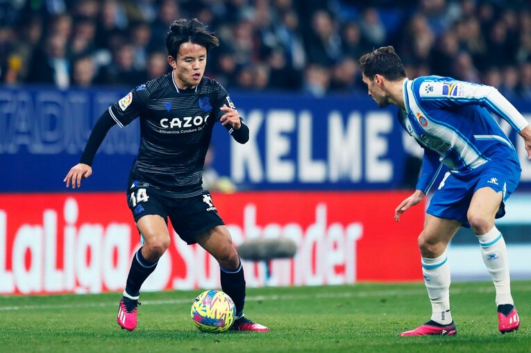 「クボの鮮烈ボレーに加えて…」“ハイライトだけではもったいない”ソシエダ久保建英の飛躍を現地撮影「特筆すべきはゴール直前の守備」(49)