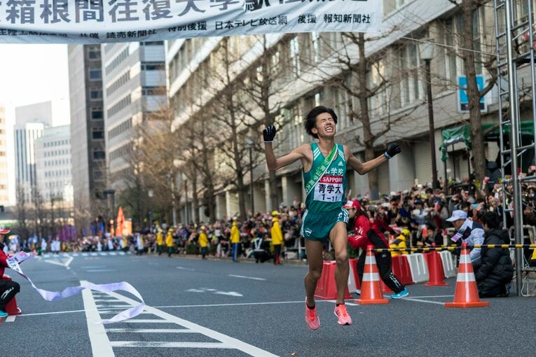 安藤悠哉（青学大）　第93回箱根駅伝 ／ photograph by Takuya Sugiyama